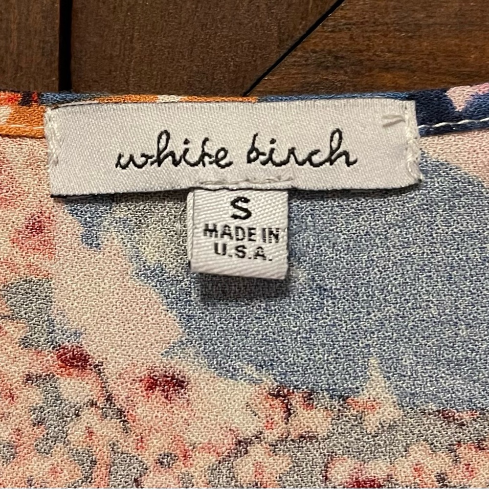 White Birch Multicolor Patchwork Garment - image 3